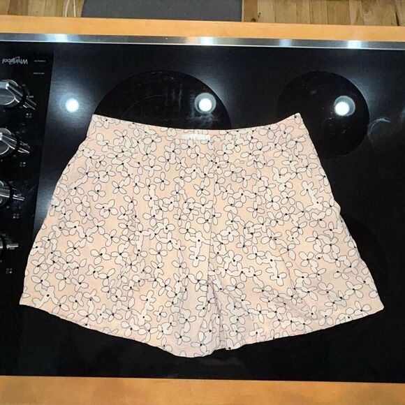 A.L.C 100% silk flowy dress pink floral shorts size 2 - Picture 1 of 10